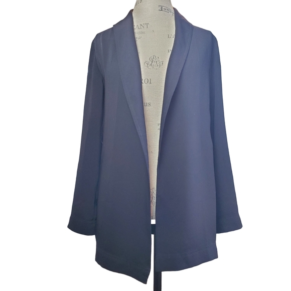 BABATON | Kahlo Robe Mid Length Black Blazer Jacket (Size XS) - Picture 4 of 15